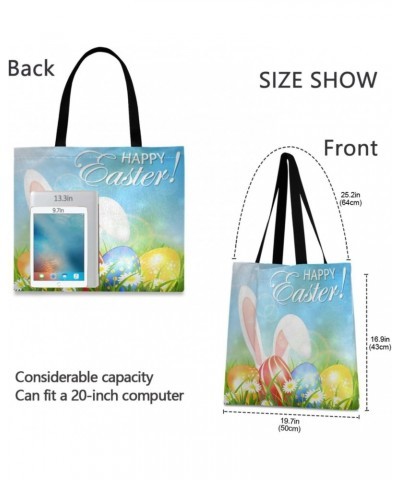 Handbags and Purse Easter Rabbit for Women Tote Bag Large Capacity Top Storage Handle Shopper Shoulder Bag $15.00 Totes