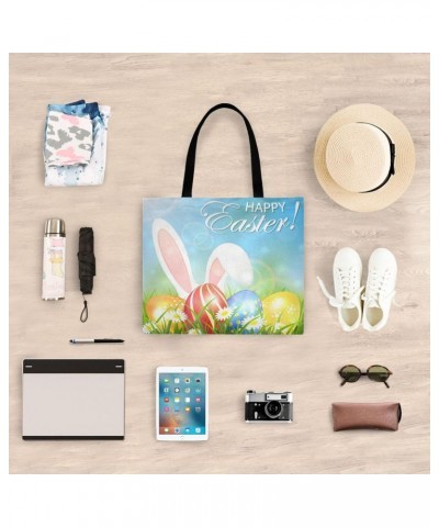 Handbags and Purse Easter Rabbit for Women Tote Bag Large Capacity Top Storage Handle Shopper Shoulder Bag $15.00 Totes