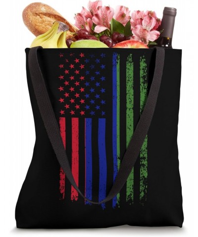 Gambian American Flag Gambian Roots Republic of The Gambia Tote Bag $11.09 Totes