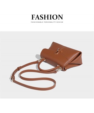 Women Retro Handbag Fall and Winter Large Capacity Shoulder Crossbody Small Bag 4 $38.12 Totes