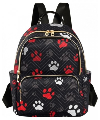 Mini Backpack Purse for Women, Cartoon Dog Paws1 Travel Bag Casual Daypack Shoulder Bag Medium $16.95 Backpacks