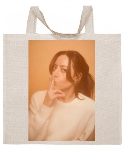 Aubrey Plaza - Cotton Photo Canvas Grocery Tote Bag IDPP1020005 $20.83 Totes