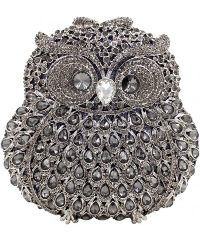 Women Evening-Bag Chain Rhinestone Wedding Ladies Clutch-Purse Luxury-Handbag Owl Owl U $46.98 Evening Bags