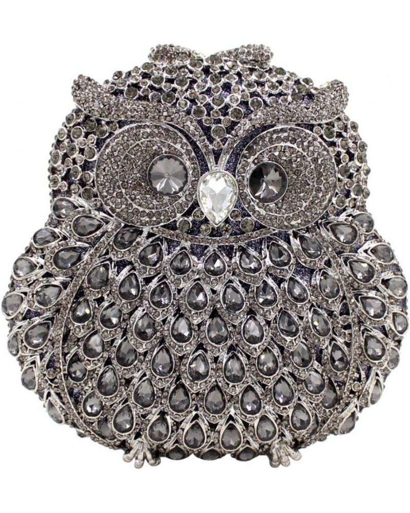 Women Evening-Bag Chain Rhinestone Wedding Ladies Clutch-Purse Luxury-Handbag Owl Owl U $46.98 Evening Bags