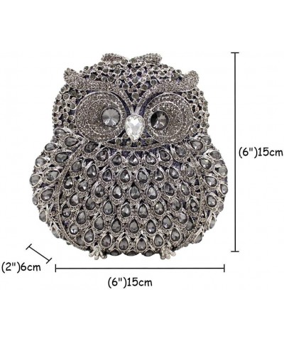 Women Evening-Bag Chain Rhinestone Wedding Ladies Clutch-Purse Luxury-Handbag Owl Owl U $46.98 Evening Bags