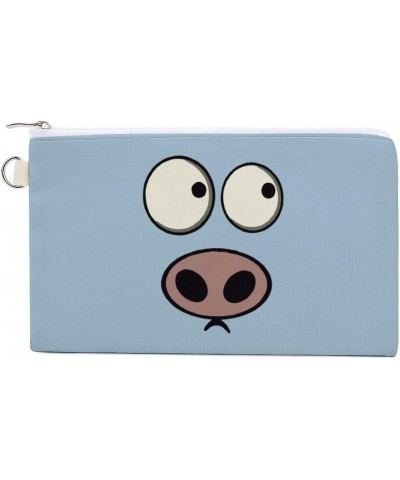 Pig Face Canvas Wallet Slim Wristlets Bag Credit Card Clutch Purses $10.53 Wallets