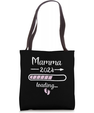 Mamma 2024 Loading Moms to be Mom Baby Twins Future Mama Tote Bag $12.96 Totes