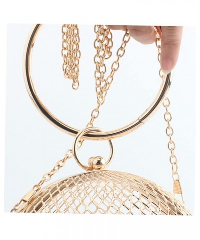 2pcs Hollow Metal Bags Halloween House Women Shoulder Bag Crossbody Bag Purses for Women Shoulder Bag Goldenx2pcs $13.32 Even...