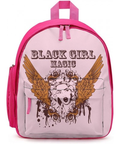 Black Cute Magic Funny Backpack Small Casual Daypack Purse Travel Bag with Adjustable Strap Cute Print Pink-style $15.29 Back...