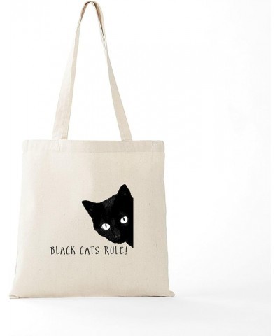 Jazz Cats Tote Bag Natural Canvas Tote Bag, Cloth Shopping Bag Black Cats Rule Tote Bag $8.95 Travel Gear