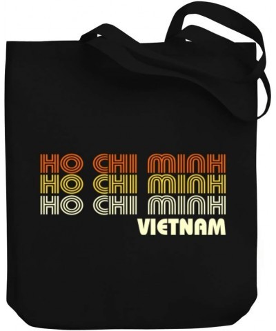 Retro Color Ho Chi Minh Canvas Tote Bag 10.5" x 16" x 4 $18.00 Totes