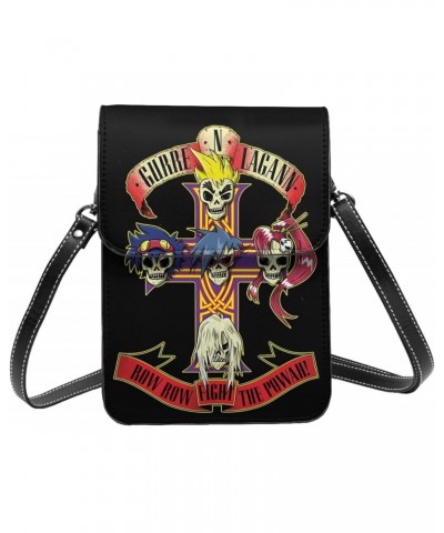 Anime Gurren Lagann Small Cell Phone Purse Girl'S Crossbody Bags Small Mini Shoulder Bag 7.5x5.3 Inches $21.83 Crossbody Bags