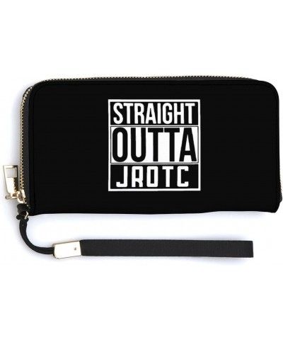 Straight Outta JROTC Fashion Handbag Cell Phone Wallet Credit Card Holder Small Bag with Wrist Strap $18.40 Wallets