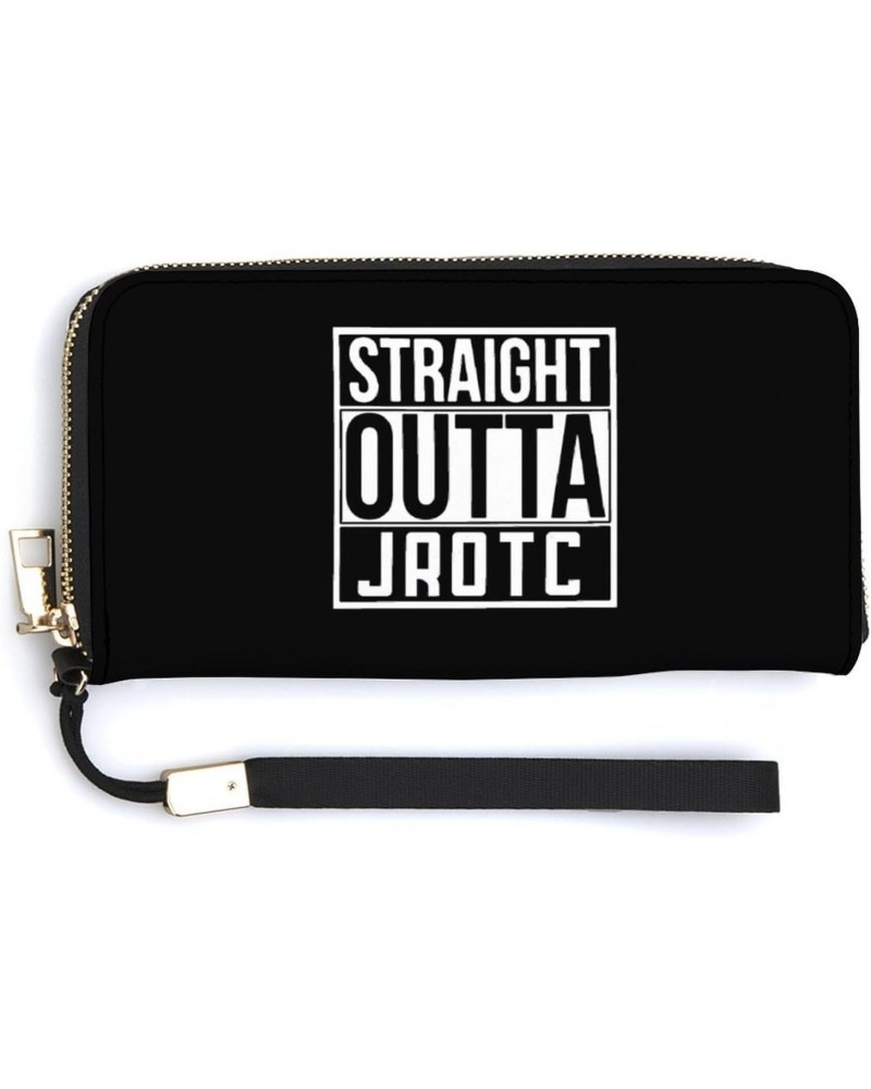 Straight Outta JROTC Fashion Handbag Cell Phone Wallet Credit Card Holder Small Bag with Wrist Strap $18.40 Wallets