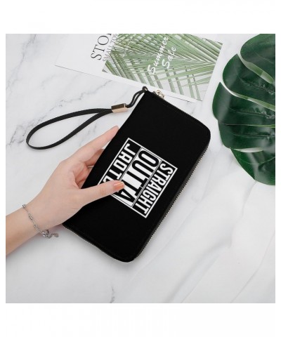 Straight Outta JROTC Fashion Handbag Cell Phone Wallet Credit Card Holder Small Bag with Wrist Strap $18.40 Wallets