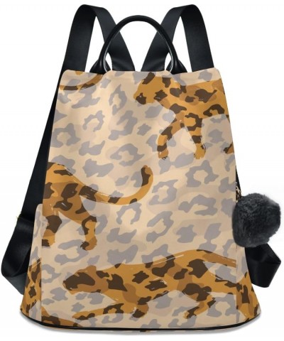 Backpack Purse for Women Fashion Travel Anti-theft Leopard 1 Daypack Casual Shoulder Bag Medium Size $25.64 Backpacks