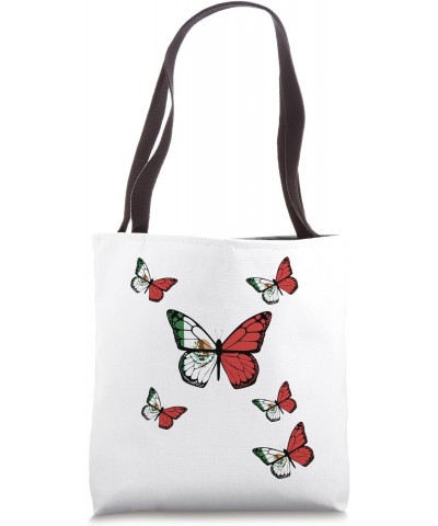 Mexico Flag Colours Butterfly Mexican Flag Butterfly Wings Tote Bag $9.03 Totes