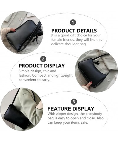 1pc Simple Handbag Womens Crossbody Purse Womens Crossbody Handbags Crossbody Bags for Women Trendy Black Purse Women's Walle...