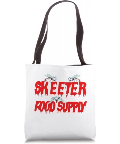 Funny Skeeter Food Supply Camping Design Tote Bag $14.27 Totes