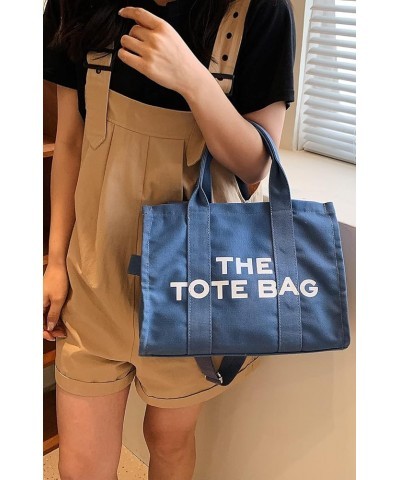 Tote Bag for Women, Travel Canvas Tote Bags for Women Blueblue $18.55 Totes