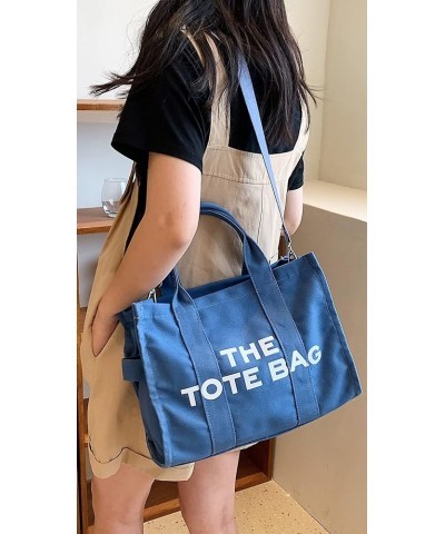 Tote Bag for Women, Travel Canvas Tote Bags for Women Blueblue $18.55 Totes