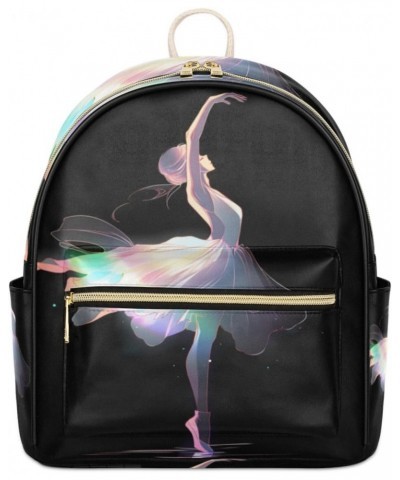 Ballet Dancer Backpack Purse for Women PU Leather Lightweight Ladies Shoulder Fashion Satchel Bags Travel Casual Daypack $19....