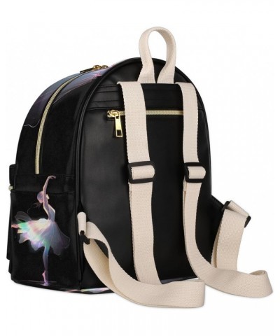 Ballet Dancer Backpack Purse for Women PU Leather Lightweight Ladies Shoulder Fashion Satchel Bags Travel Casual Daypack $19....