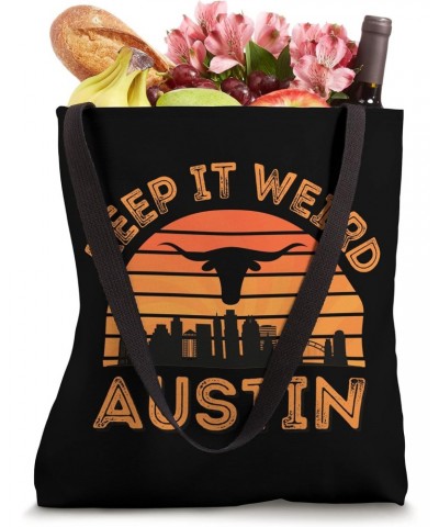 Austin, Texas Longhorn Sunset Keep it Weird Gift Tote Bag $12.42 Totes