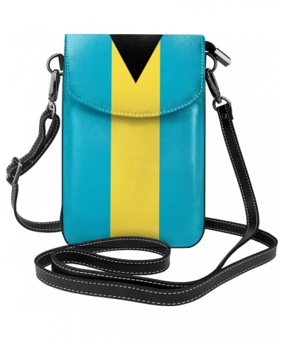 Cell Phone Purse Wallet Bahamas Flag Small Crossbody Purse Bags With Shoulder Strap For Women Teen Girls $15.24 Crossbody Bags