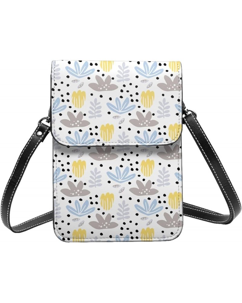 Womens Crossbody Bags Heart Pattern Phone Bag Wallet Purses Adjustable Strap Flower Pattern (87) $14.41 Crossbody Bags