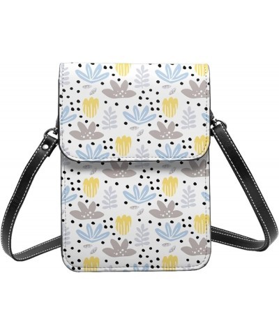 Womens Crossbody Bags Heart Pattern Phone Bag Wallet Purses Adjustable Strap Flower Pattern (87) $14.41 Crossbody Bags