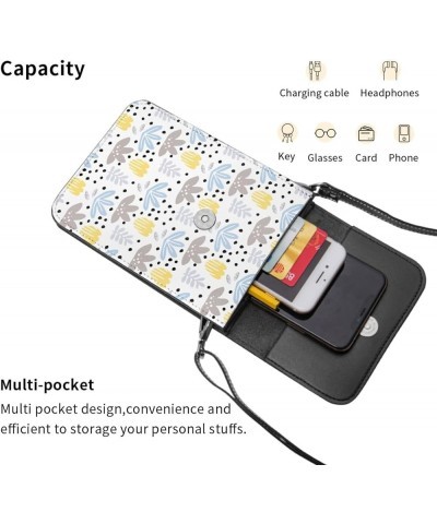 Womens Crossbody Bags Heart Pattern Phone Bag Wallet Purses Adjustable Strap Flower Pattern (87) $14.41 Crossbody Bags