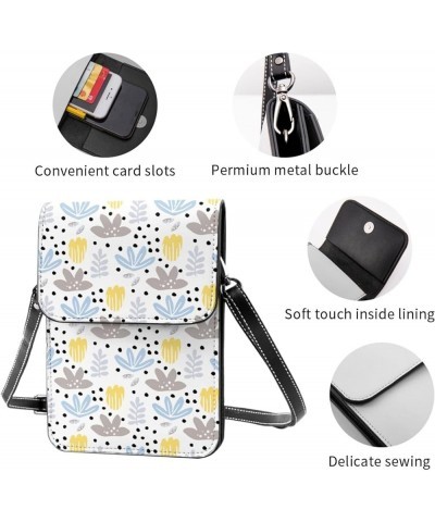 Womens Crossbody Bags Heart Pattern Phone Bag Wallet Purses Adjustable Strap Flower Pattern (87) $14.41 Crossbody Bags