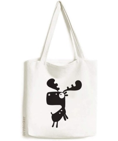 Cartoon Deer Animal Art Deco Gift Fashion Tote Canvas Bag Shopping Satchel Casual Handbag $18.59 Totes