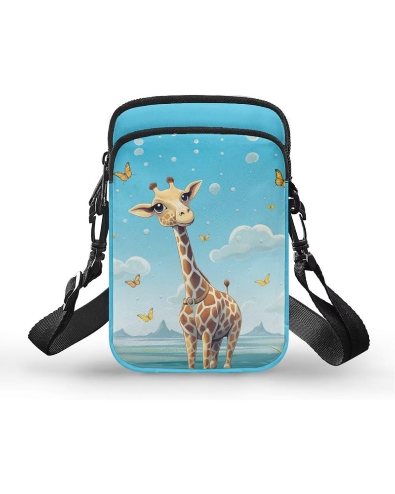 Small Crossbody Purse for Adults Kids Sling Flight Bag Giraffe $12.75 Crossbody Bags