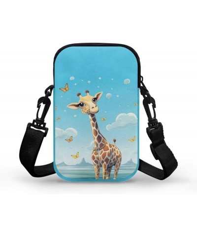 Small Crossbody Purse for Adults Kids Sling Flight Bag Giraffe $12.75 Crossbody Bags