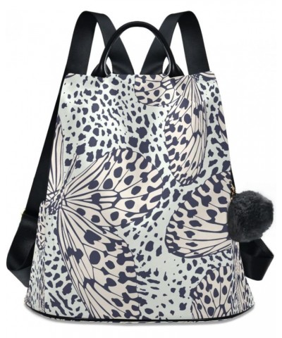 Butterfly Leopard Women Backpack Purse Anti-theft Casual Shoulder Bag Fashion Ladies Bags $21.00 Backpacks