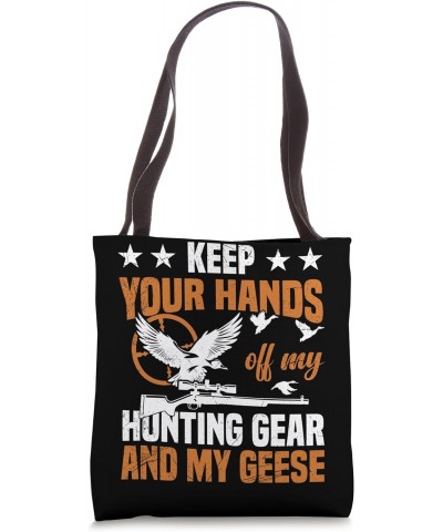 Camouflage Net Wild Geese Hunting Season Shotgun Hunting Dog Tote Bag $13.49 Totes