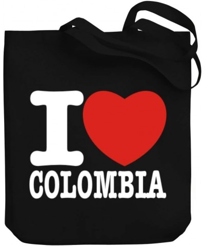 I love Colombia Bold Font Canvas Tote Bag 10.5" x 16" x 4 $21.19 Totes