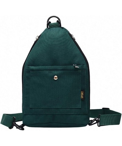 Backpack Women Casual Wild Shoulder Bag Solid Color Travel Backpack G060610 Green Green $14.69 Backpacks