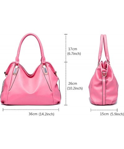 Roomy Fashion Womens Handbags Ladies Purse Satchel Shoulder Bags Tote Leather Bag Small Beach Tote Wine $10.46 Totes