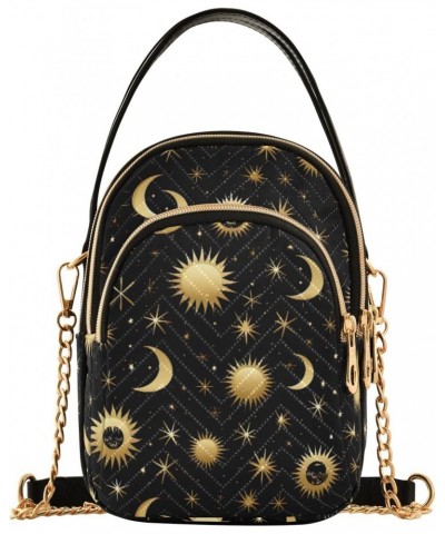 Stars and Moon Sun Small Crossbody Bags for Women Adjustable Strap Purses Travel Handbags 20853930 $10.92 Crossbody Bags