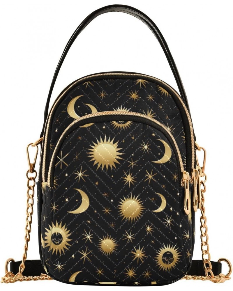 Stars and Moon Sun Small Crossbody Bags for Women Adjustable Strap Purses Travel Handbags 20853930 $10.92 Crossbody Bags