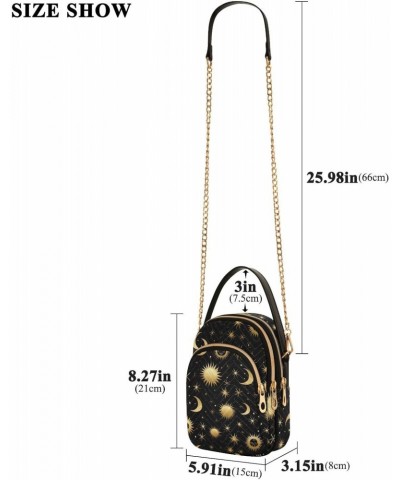 Stars and Moon Sun Small Crossbody Bags for Women Adjustable Strap Purses Travel Handbags 20853930 $10.92 Crossbody Bags