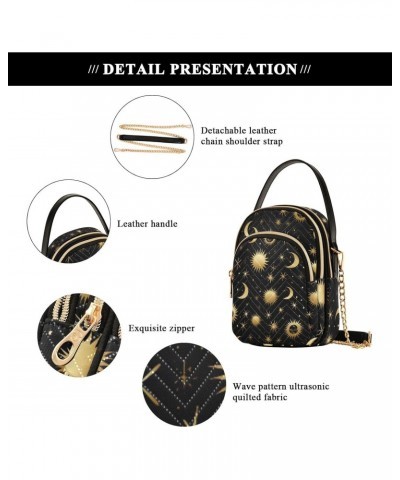 Stars and Moon Sun Small Crossbody Bags for Women Adjustable Strap Purses Travel Handbags 20853930 $10.92 Crossbody Bags