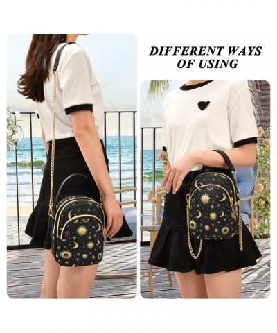 Stars and Moon Sun Small Crossbody Bags for Women Adjustable Strap Purses Travel Handbags 20853930 $10.92 Crossbody Bags