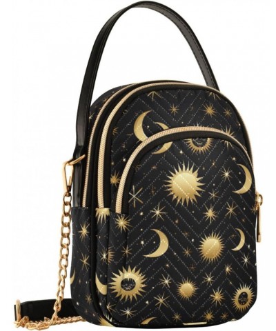 Stars and Moon Sun Small Crossbody Bags for Women Adjustable Strap Purses Travel Handbags 20853930 $10.92 Crossbody Bags