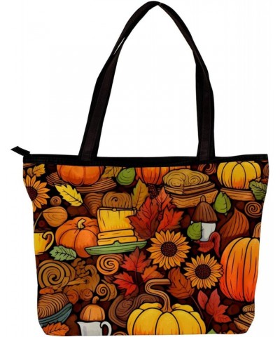 The Tote Bag For Women,Purses For Women,Handbags For Women,Autumn Harvesting with Pumpkin Handbags $13.29 Totes