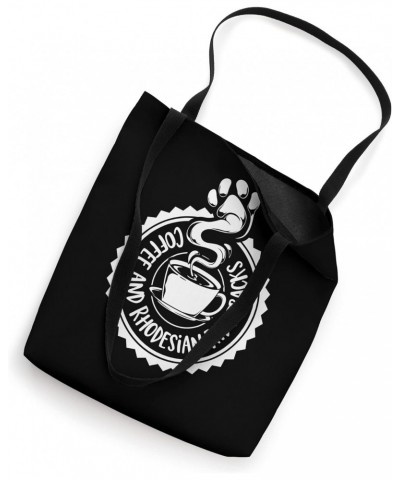 Coffee and Rhodesian Ridgebacks - Rhodesian Ridgeback Tote Bag $15.90 Totes