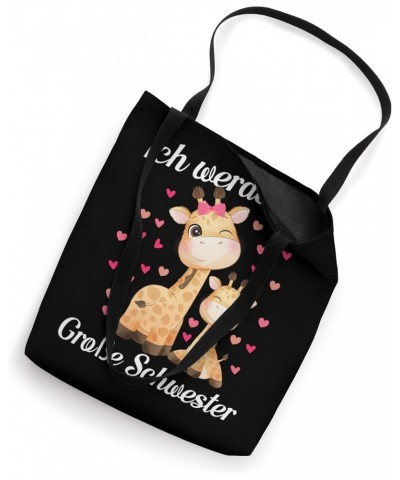 Ich Werde Eine Große Schwester Pregnant Daughter Saying [German Tote Bag $11.27 Totes